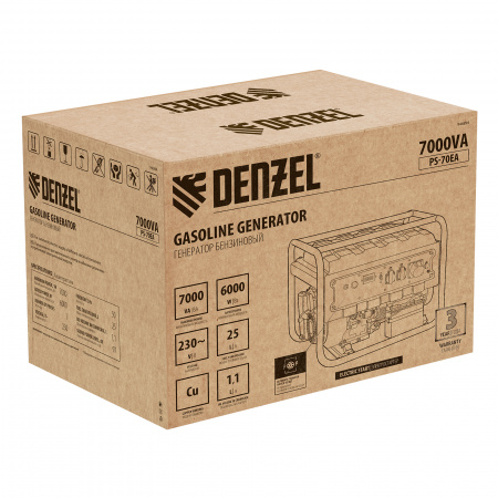 Бензиновый генератор DENZEL PS 70 EA